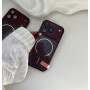 Купити бордовий чохол Dark Cherry на iPhone 18 Pro MagSafe | AN STORE